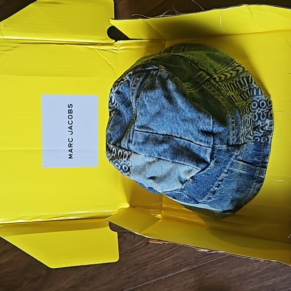 MARC JACOBS PATCHWORK DENIM BUCKET HAT SIZE XS/S - Picture 9 of 17